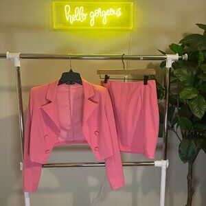Barbie Pink Skirt + Blazer Set - Size Small (US 4)